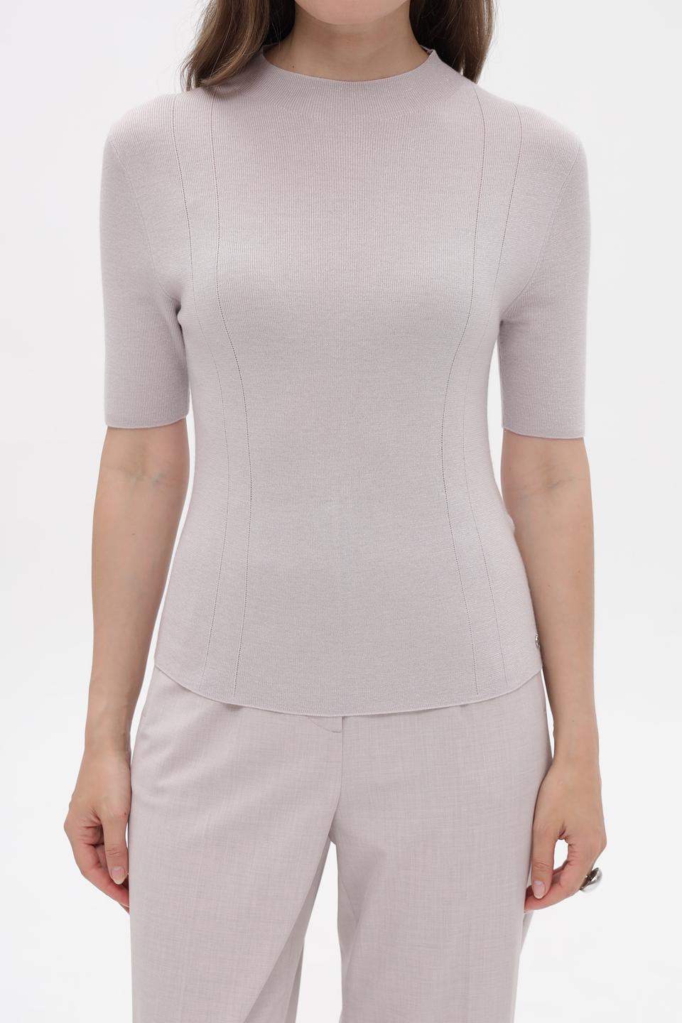 Пуловер Marc Cain светло-серый