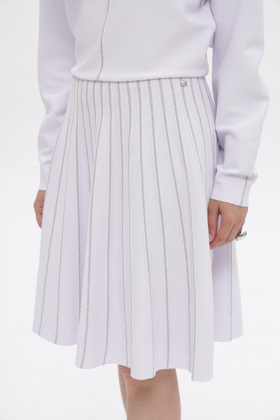 Юбка Marc Cain плиссированная светло-лиловая