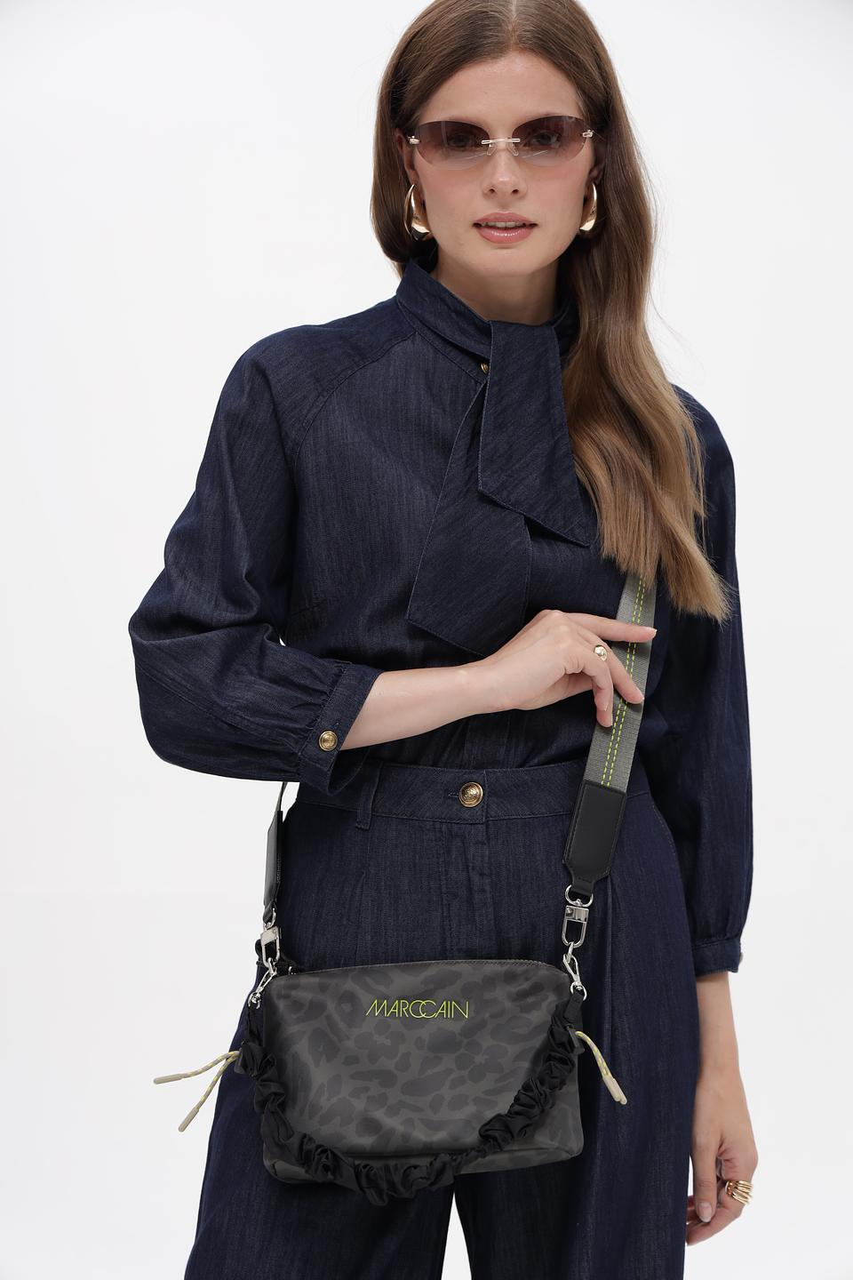 Сумка Marc Cain с леопардовым принтом