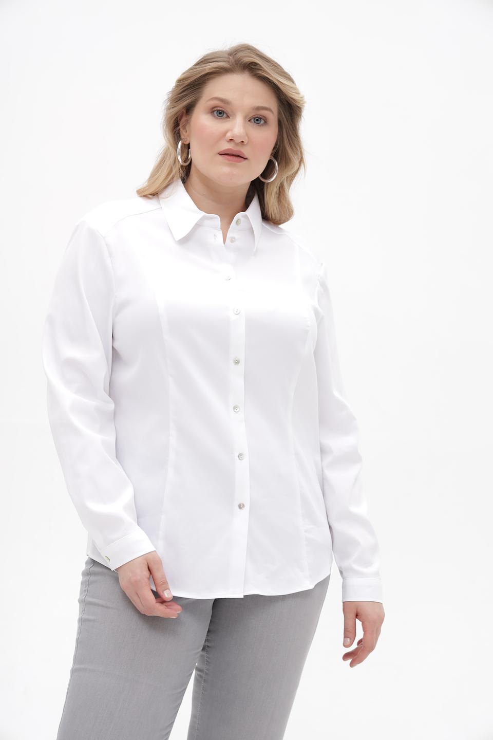 Блуза Bianca приталенная белая