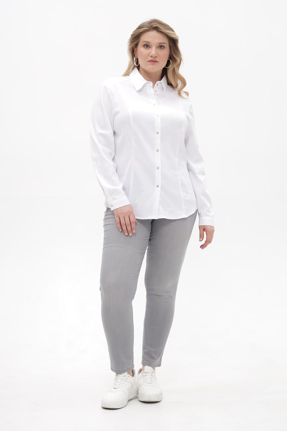 Блуза Bianca приталенная белая