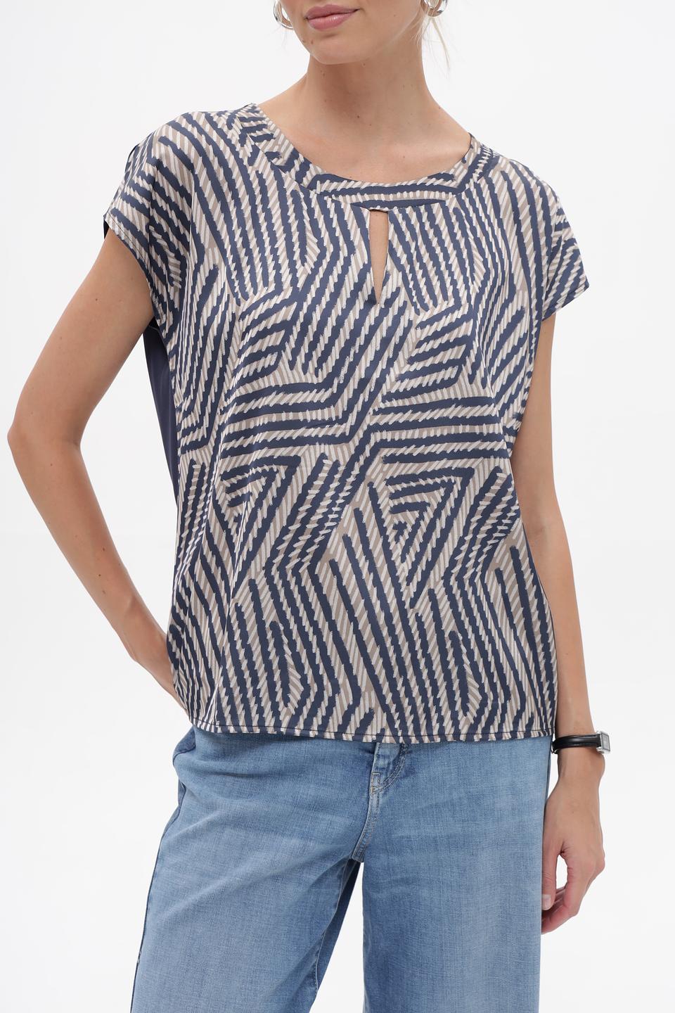 Блузка More and More с геометрическим принтом