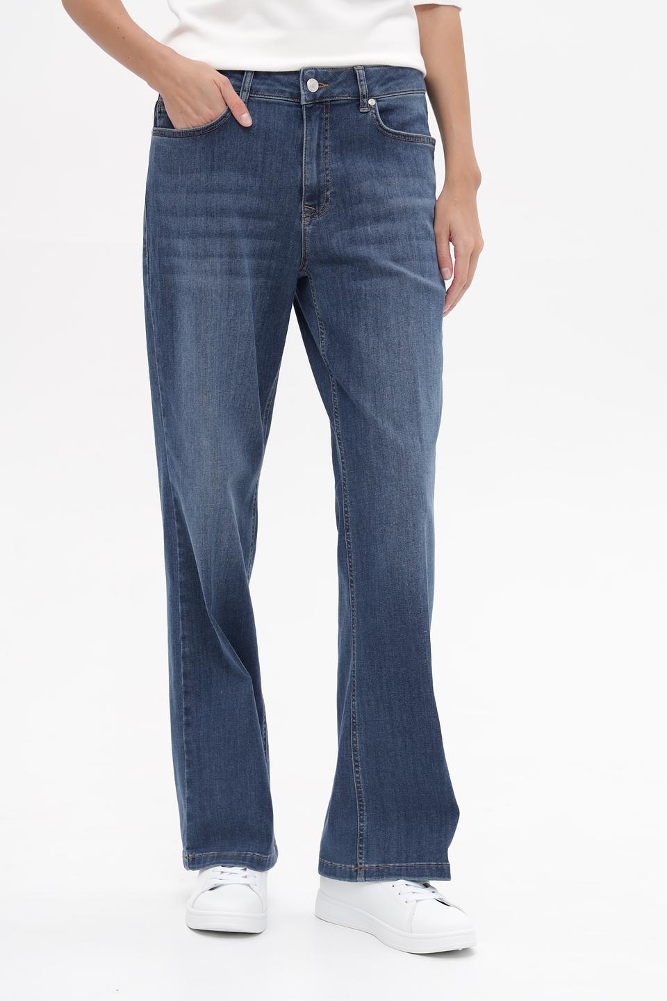 Джинсы клеш MORE and MORE синие