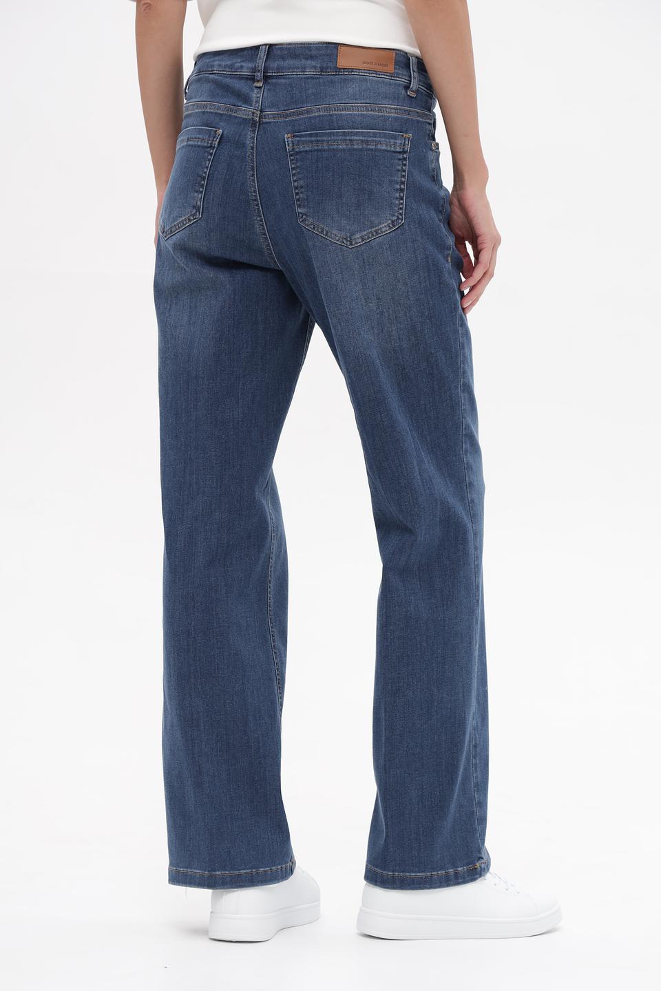 Джинсы клеш MORE and MORE синие