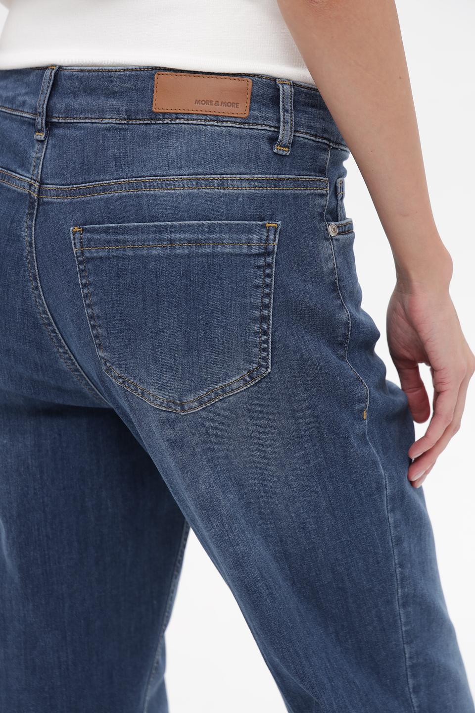 Джинсы клеш MORE and MORE синие