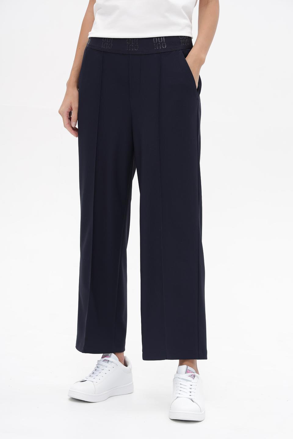 Брюки классические Oui тёмно-синие