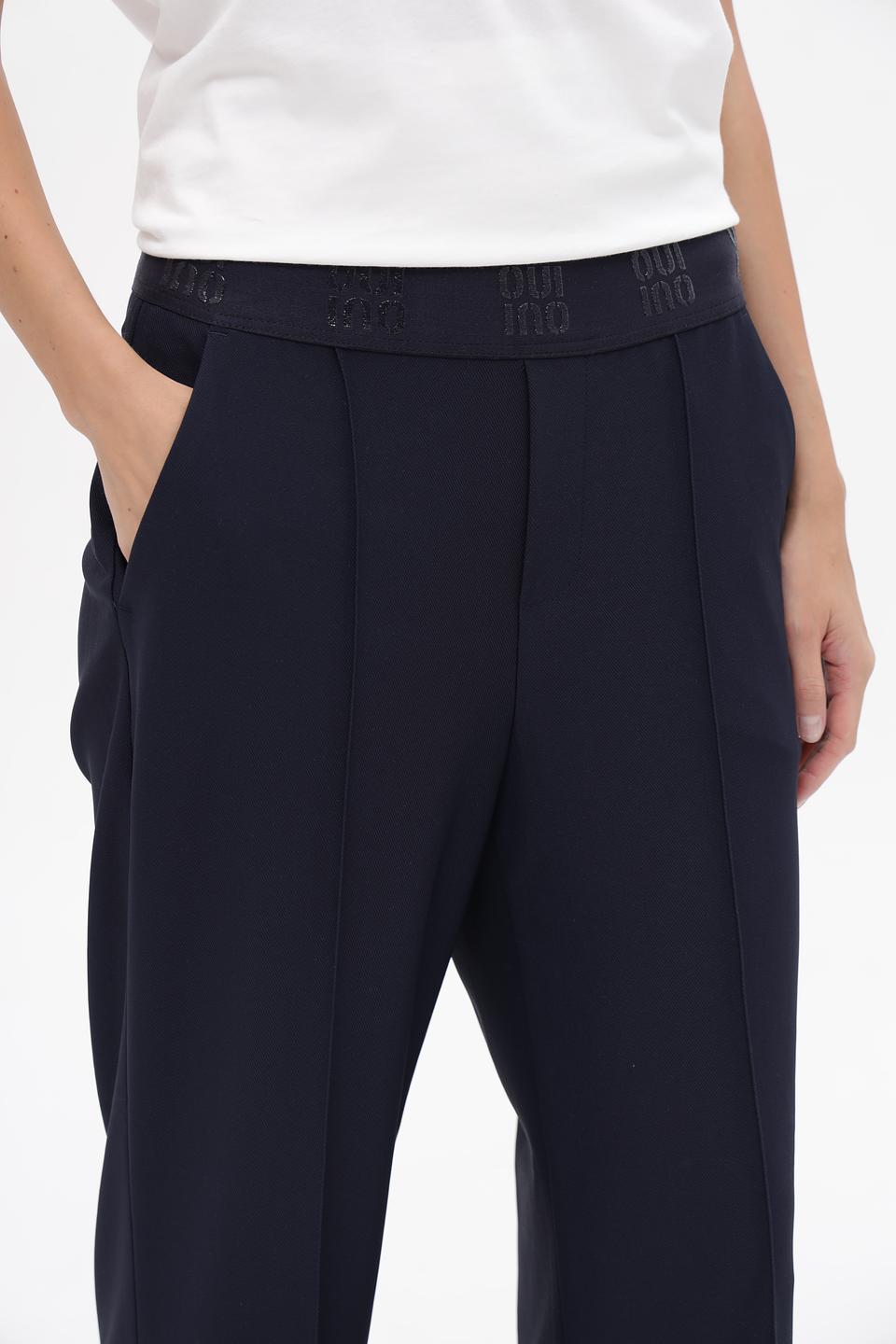Брюки классические Oui тёмно-синие