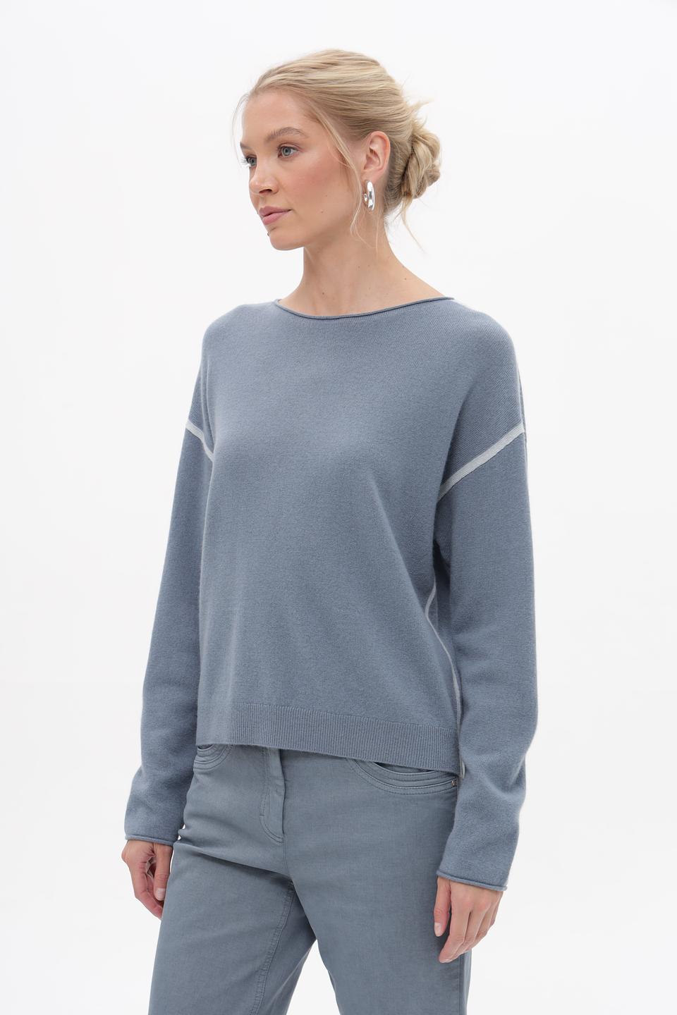 Пуловер Luisa Cerano серый