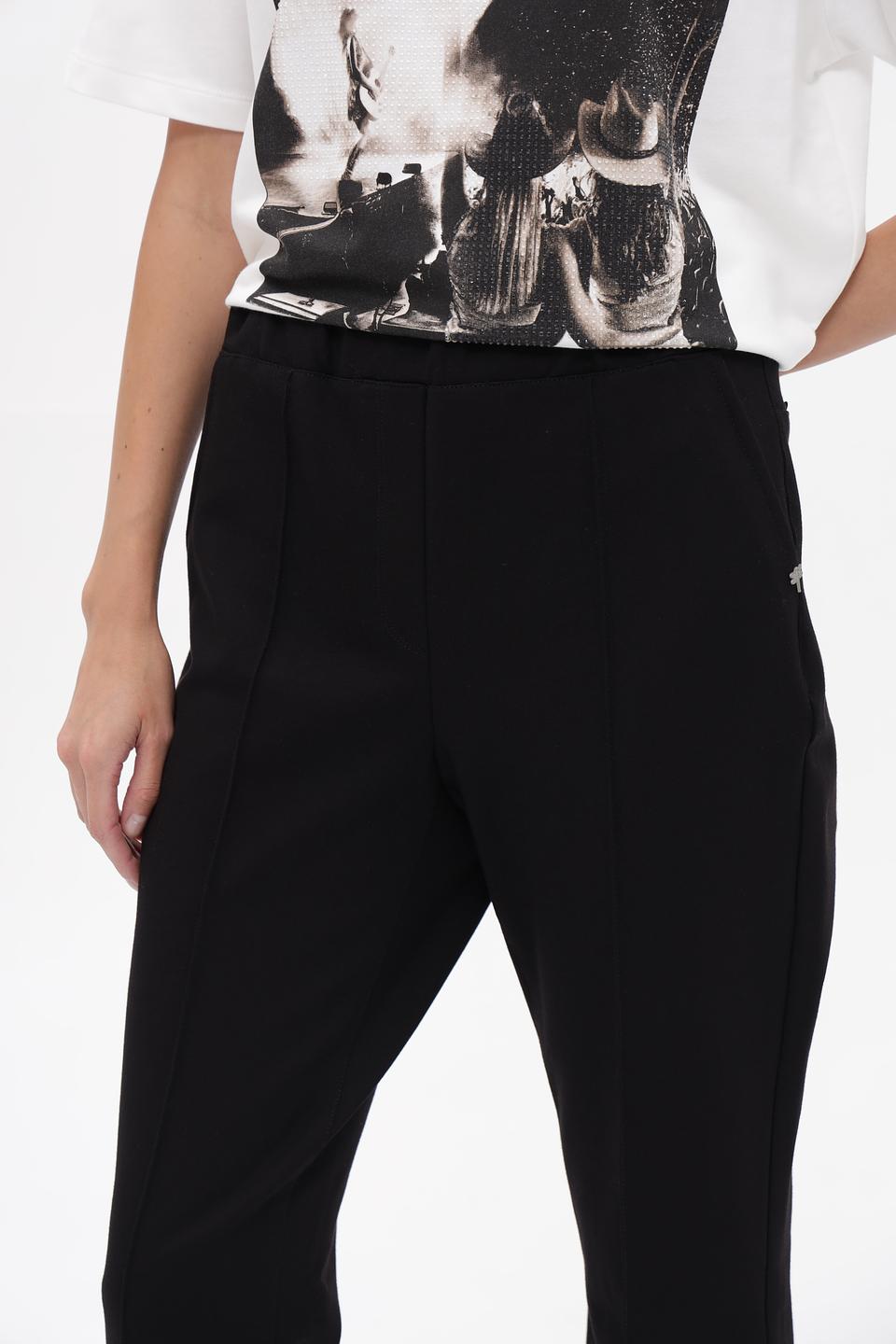 Брюки Ppep клеш черные