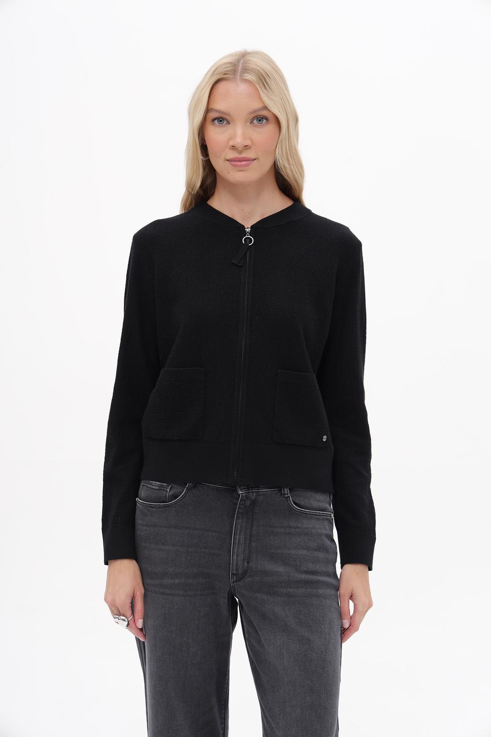 Жакет Betty and Co черный на молнии