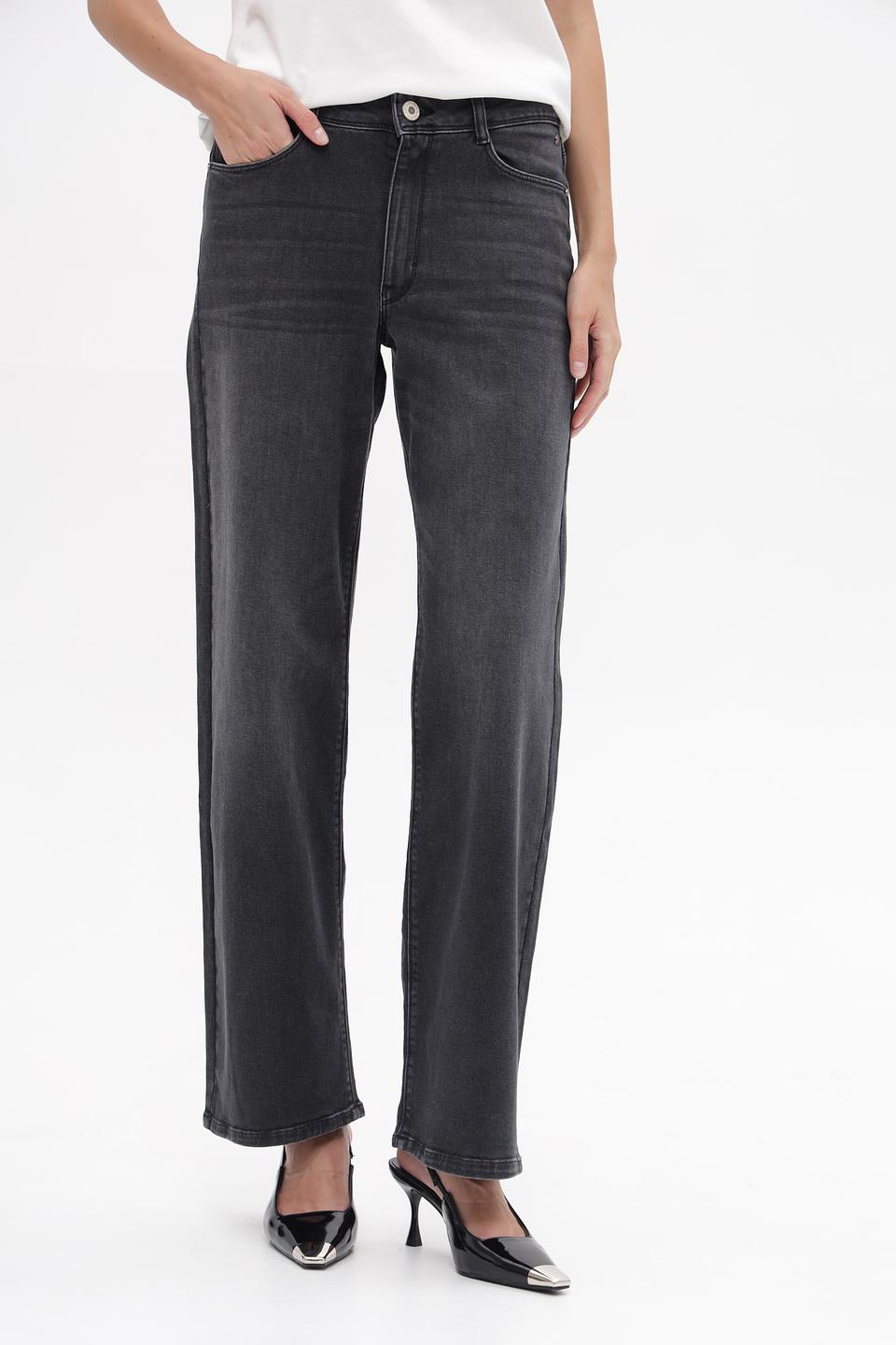 Джинсы Betty and Co серые прямые