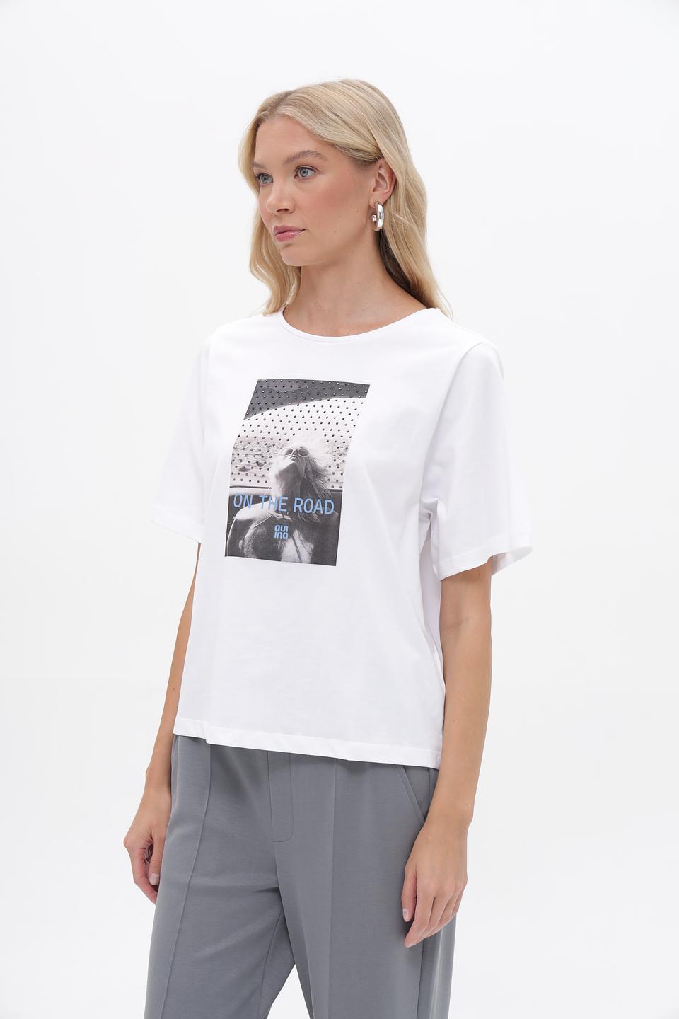 Футболка Oui с принтом