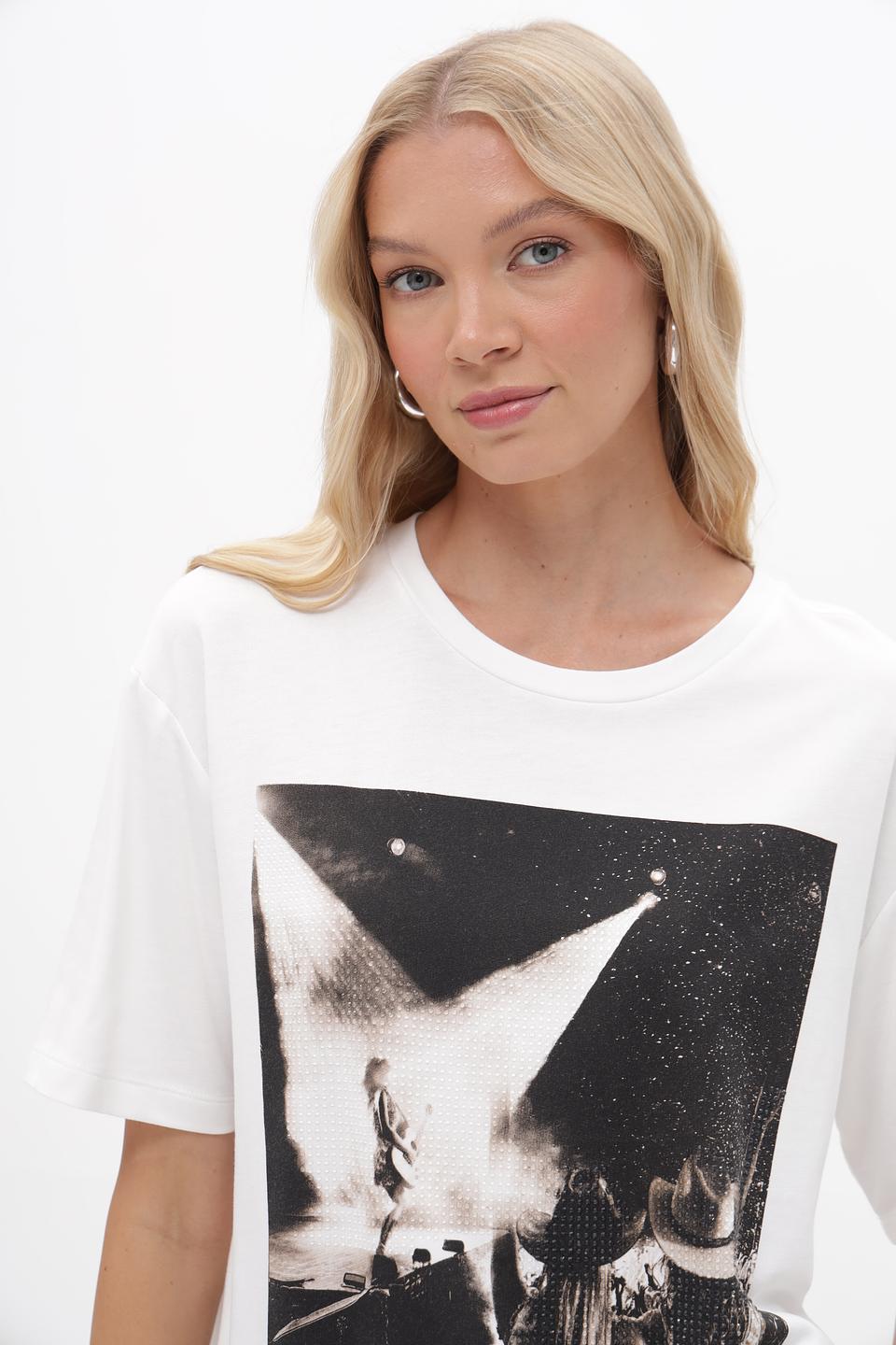 Футболка Monari с принтом