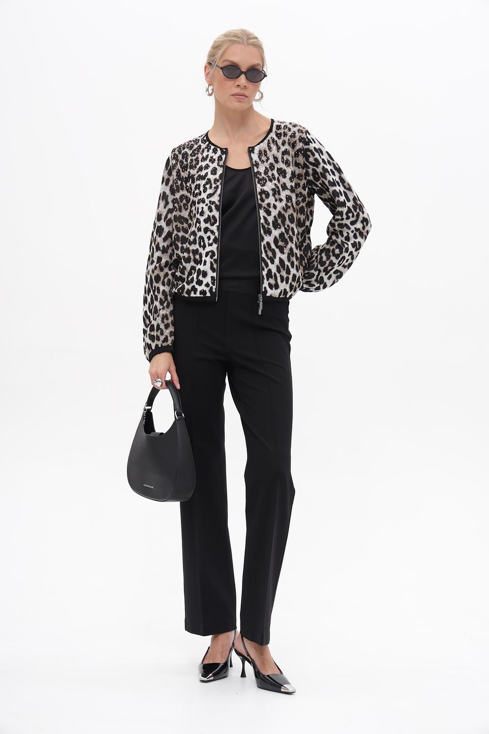 Жакет Monari с леопардовым принтом