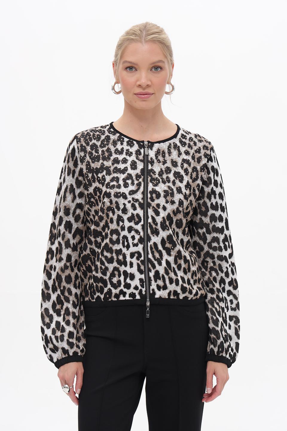 Жакет Monari с леопардовым принтом