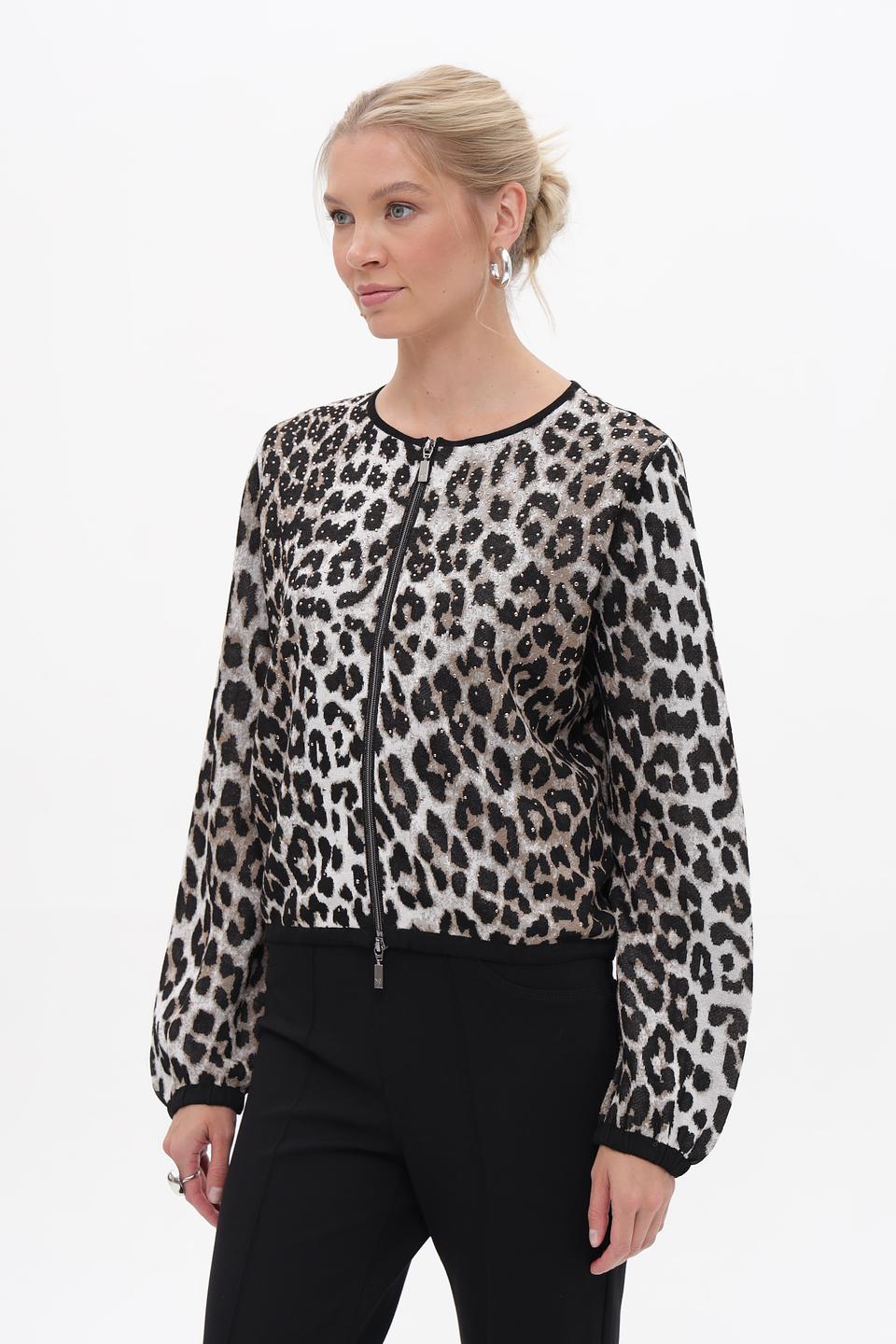 Жакет Monari с леопардовым принтом