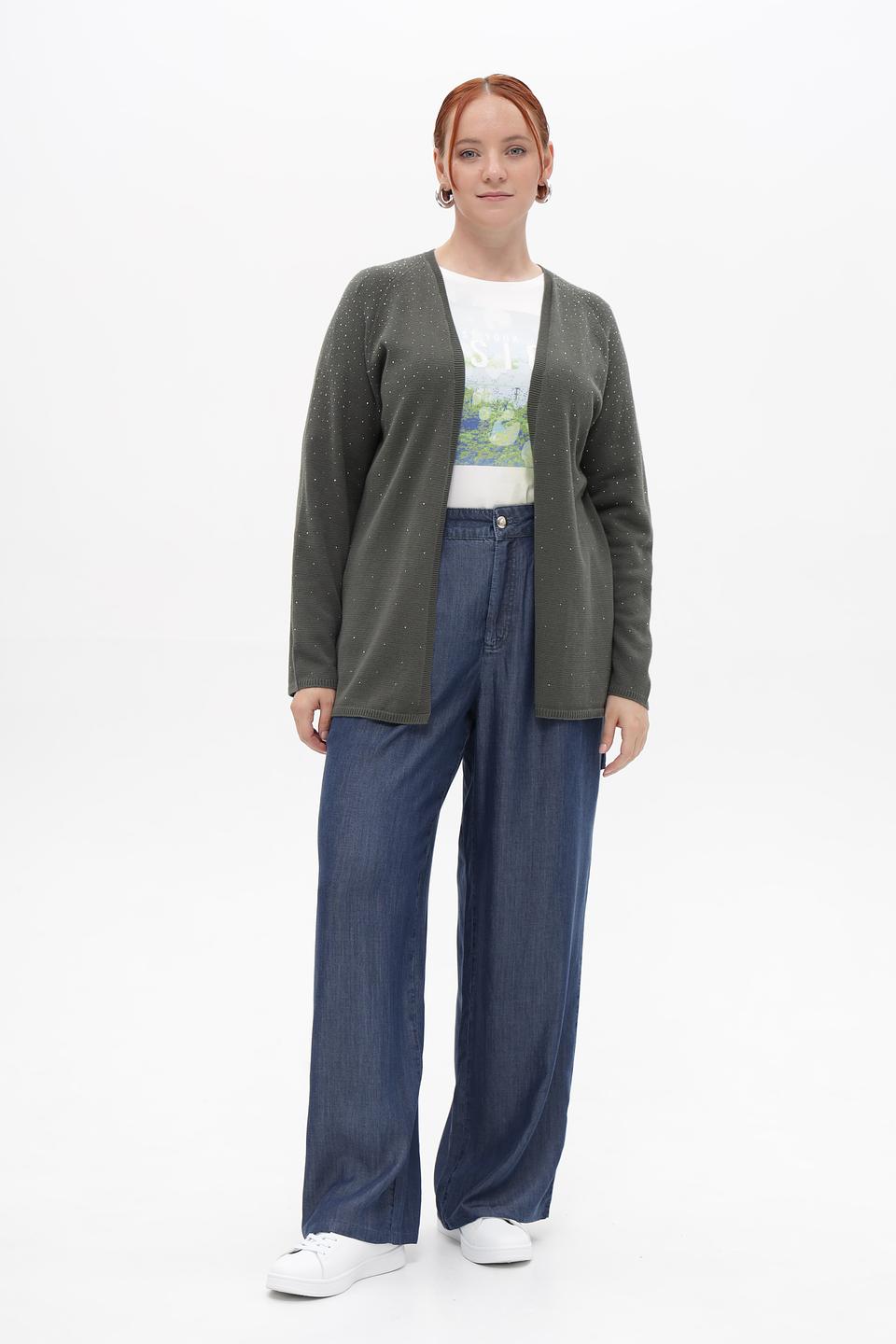 Брюки клёш Marc Aurel синие