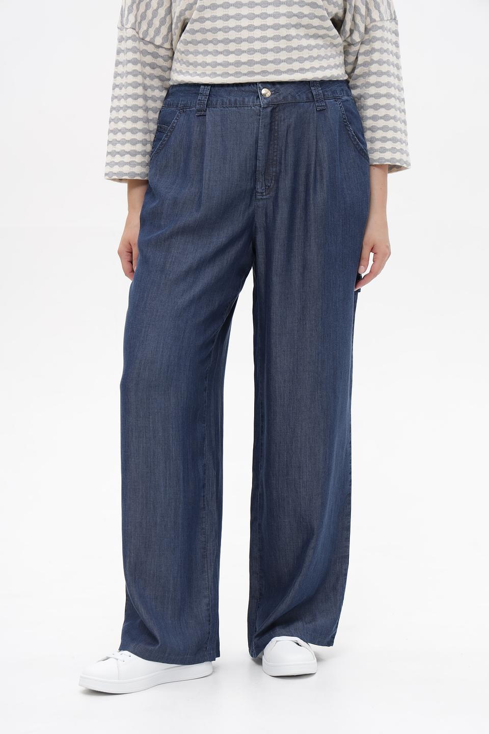 Брюки клёш Marc Aurel синие