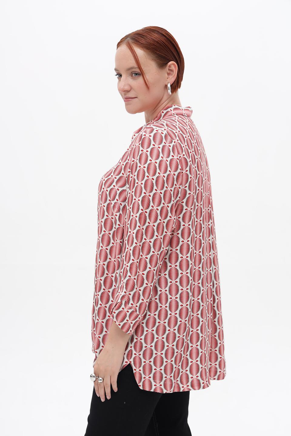 Блузка Frapp с геометричным принтом