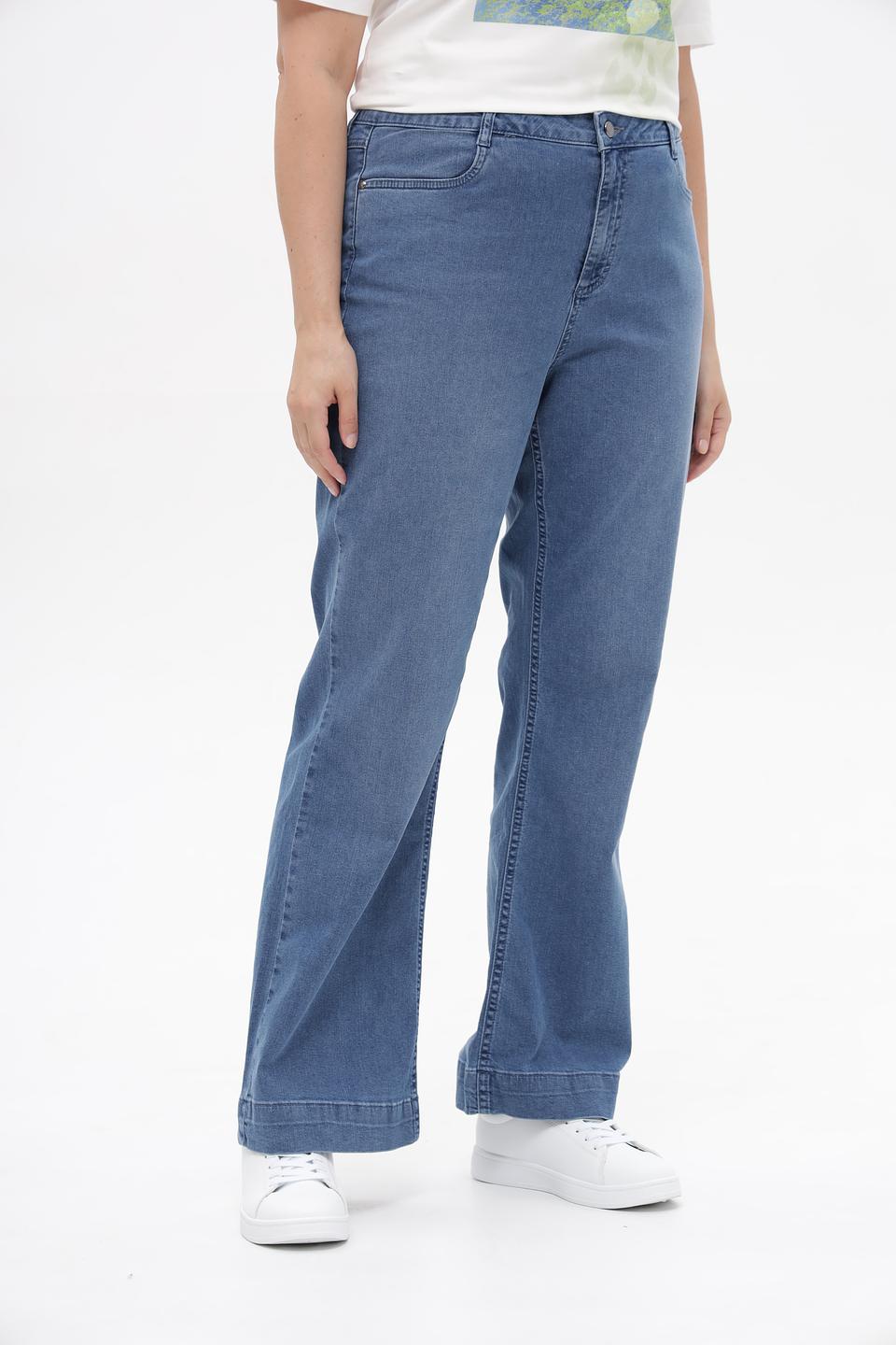 Джинсы Barbara Lebek широкие голубые