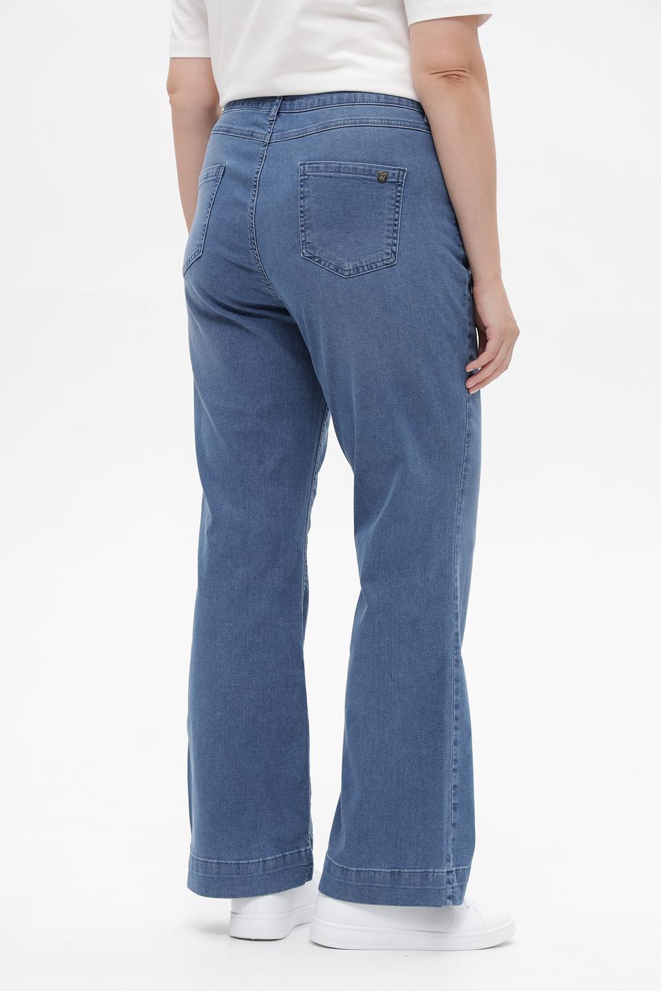 Джинсы Barbara Lebek широкие голубые