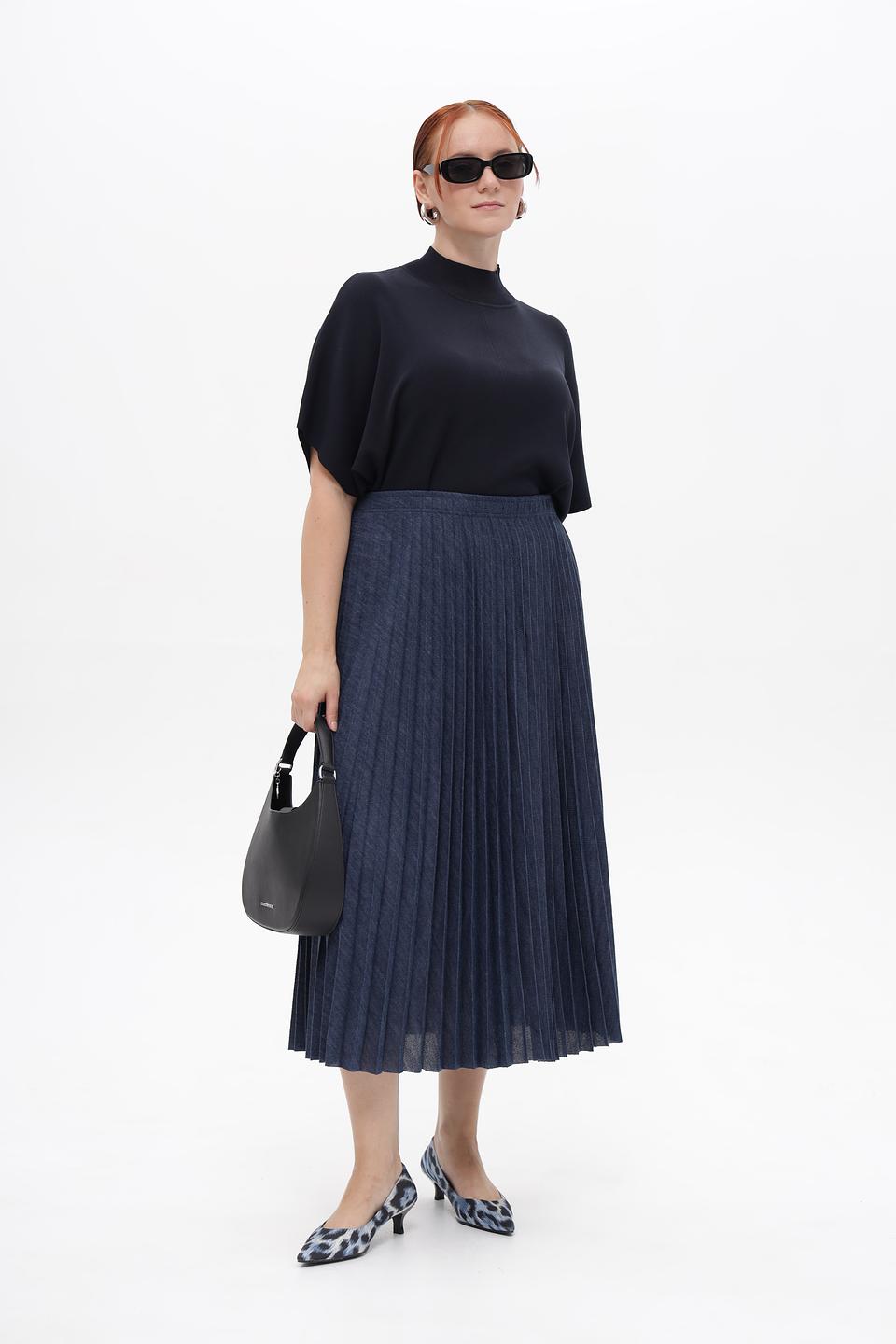 Юбка Margittes плиссированная синяя
