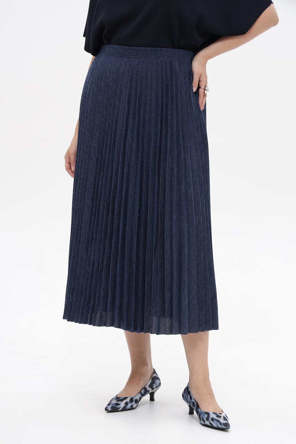 Юбка Margittes плиссированная синяя