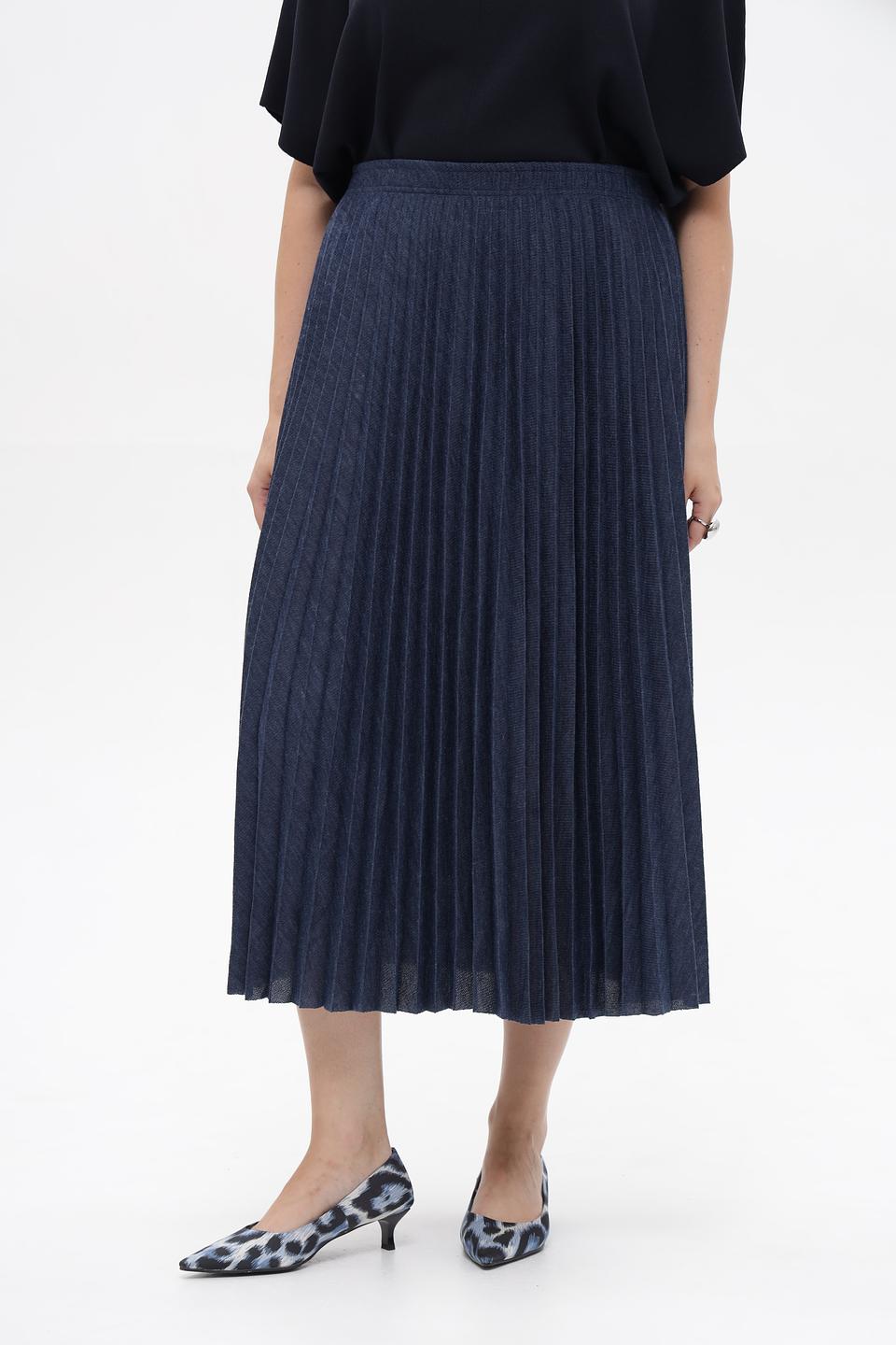 Юбка Margittes плиссированная синяя