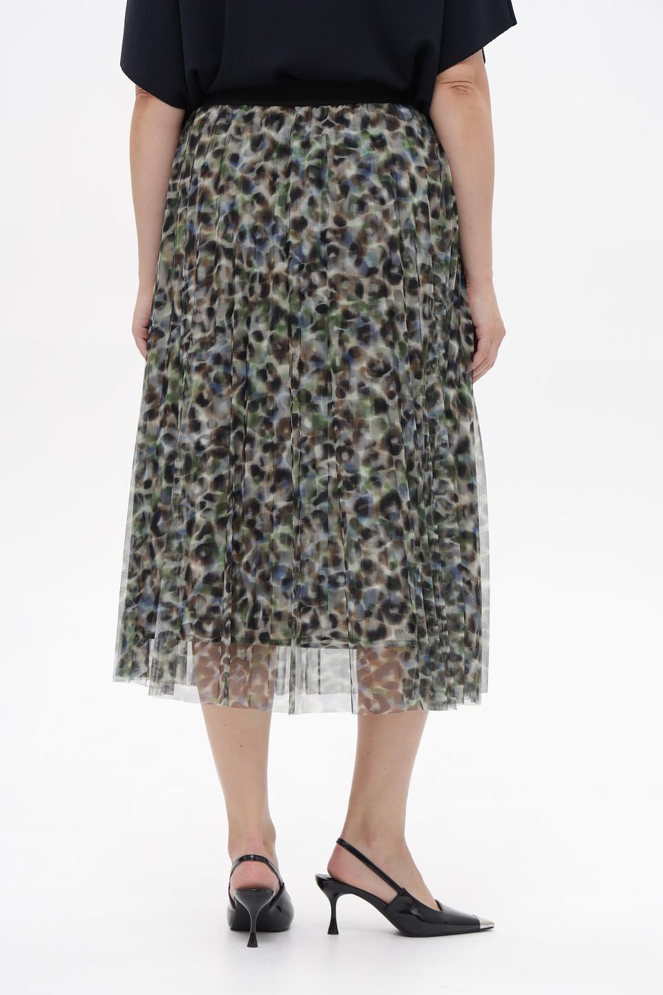 Юбка Rabe collection с леопардовым принтом