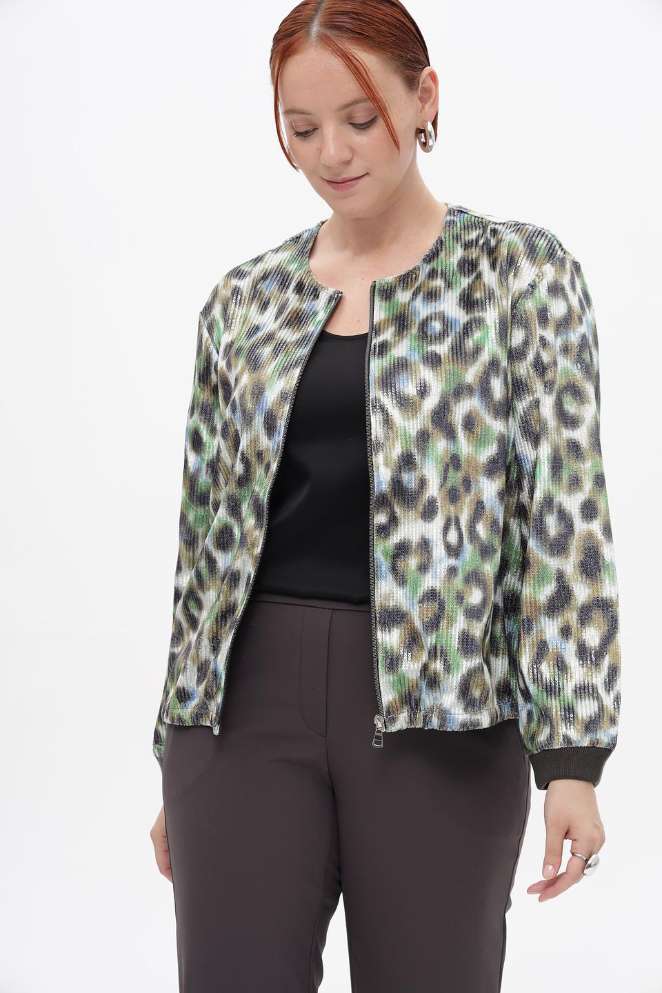 Жакет Rabe collection с леопардовым принтом