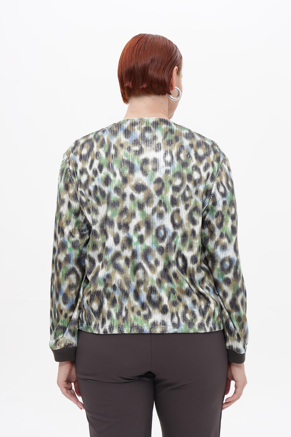 Жакет Rabe collection с леопардовым принтом