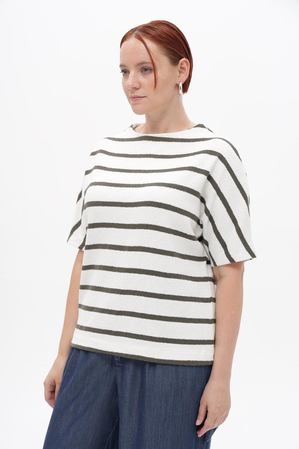 Пуловер Rabe collection в полоску