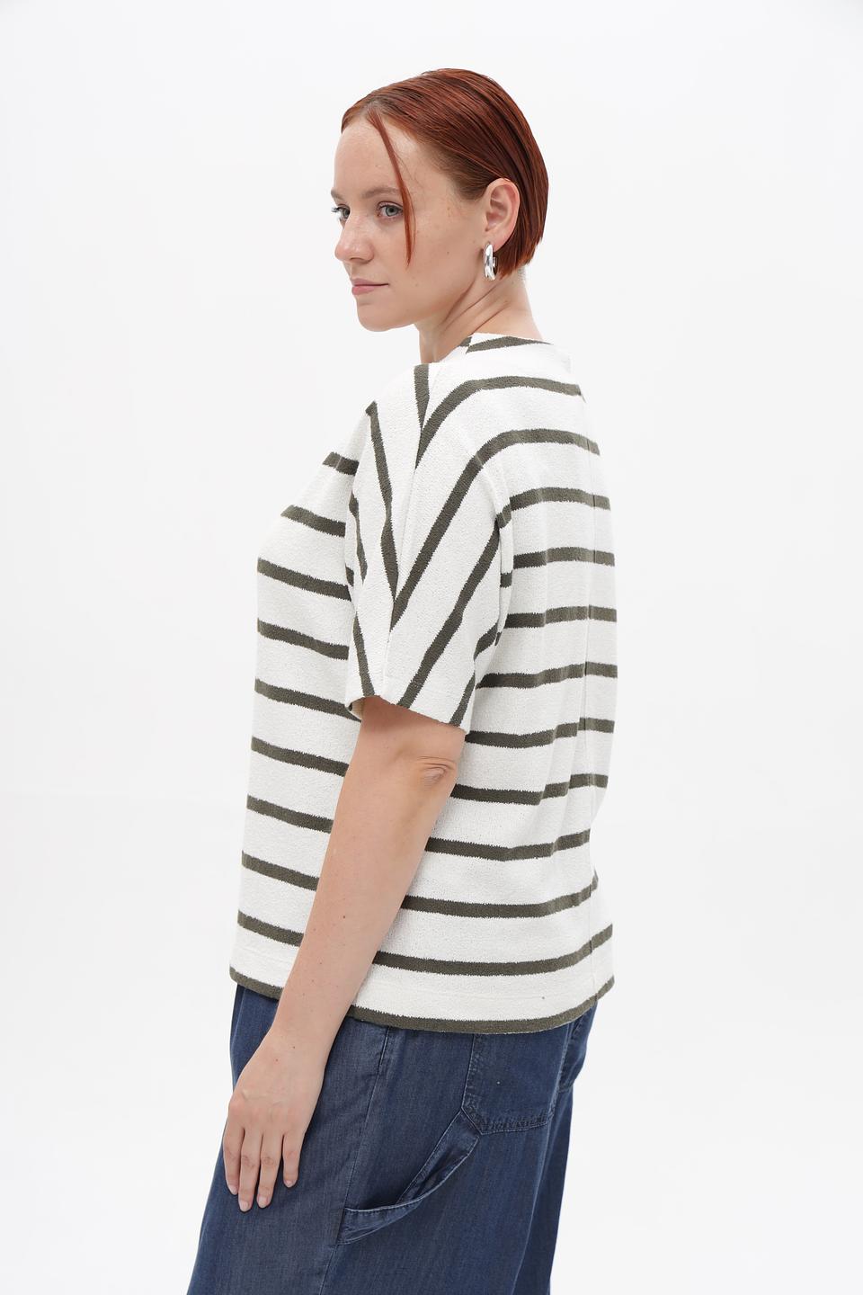 Пуловер Rabe collection в полоску