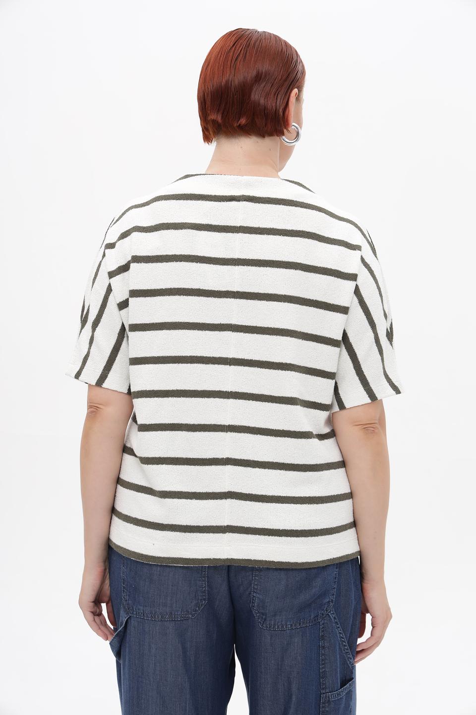 Пуловер Rabe collection в полоску