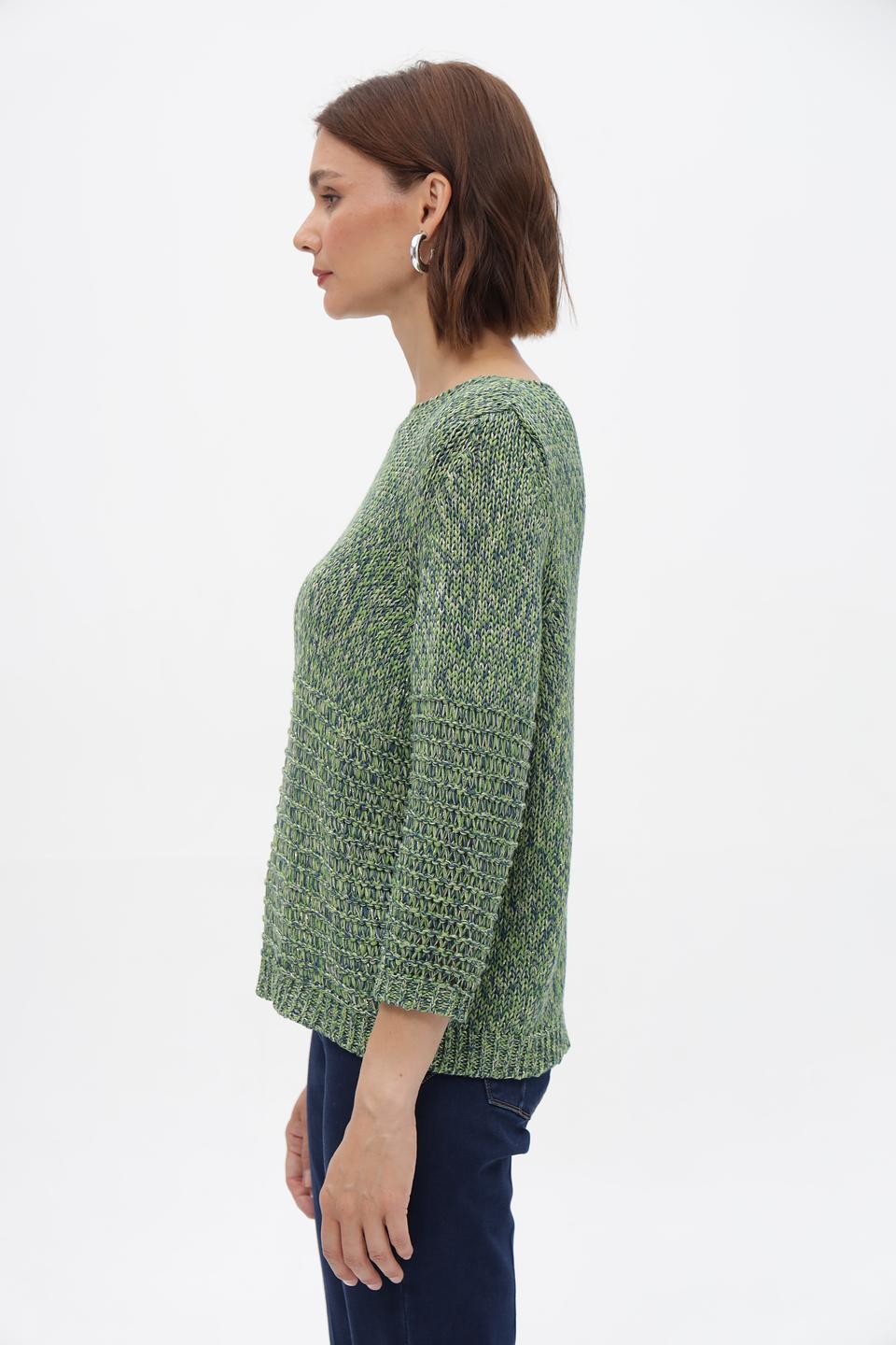 Пуловер Rabe collection женский зеленый