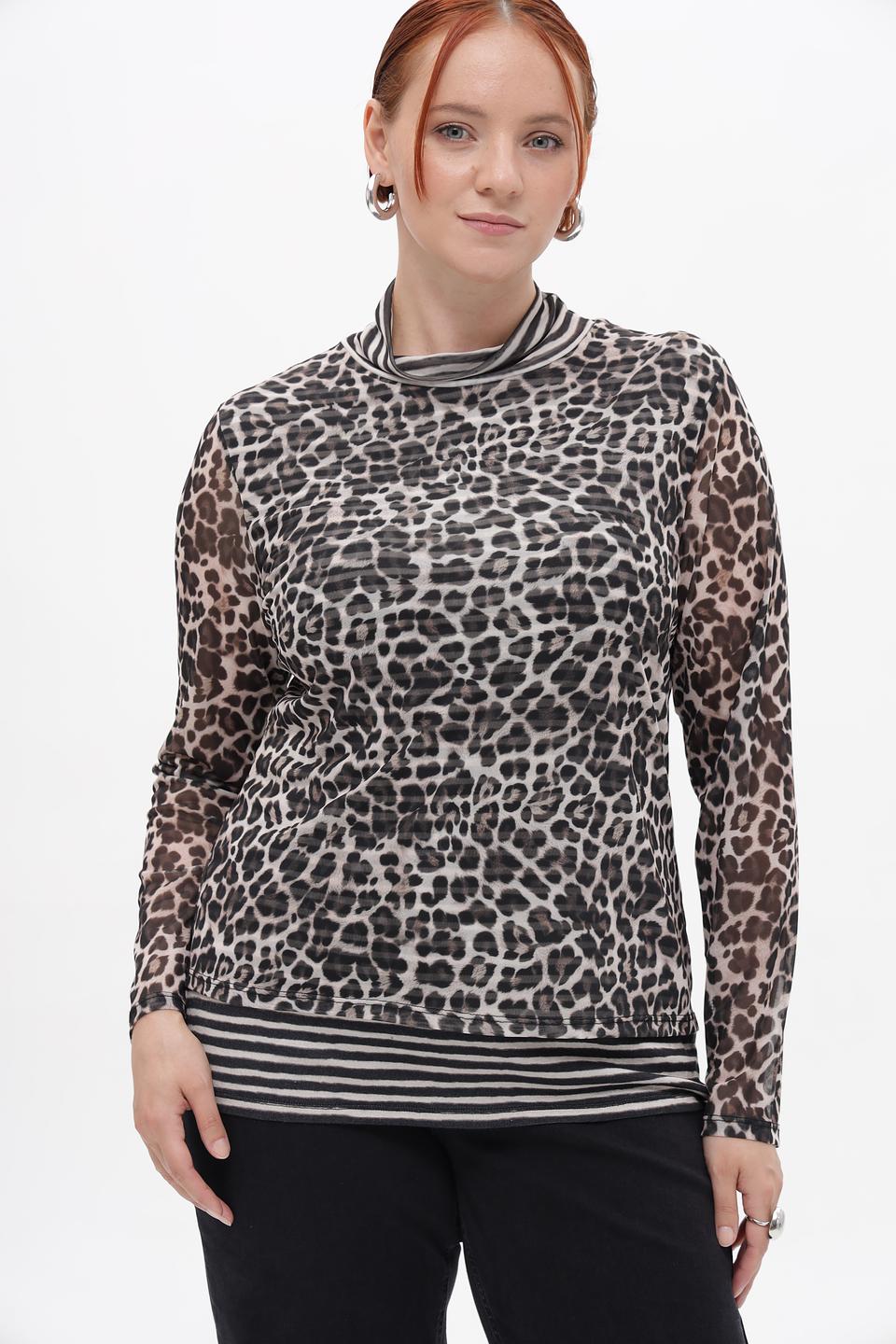 Блузка Marc Aurel с леопардовым принтом