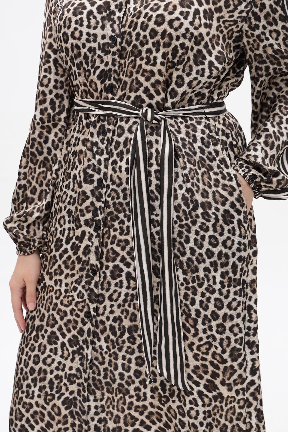 Платье Marc Aurel с леопардовым принтом