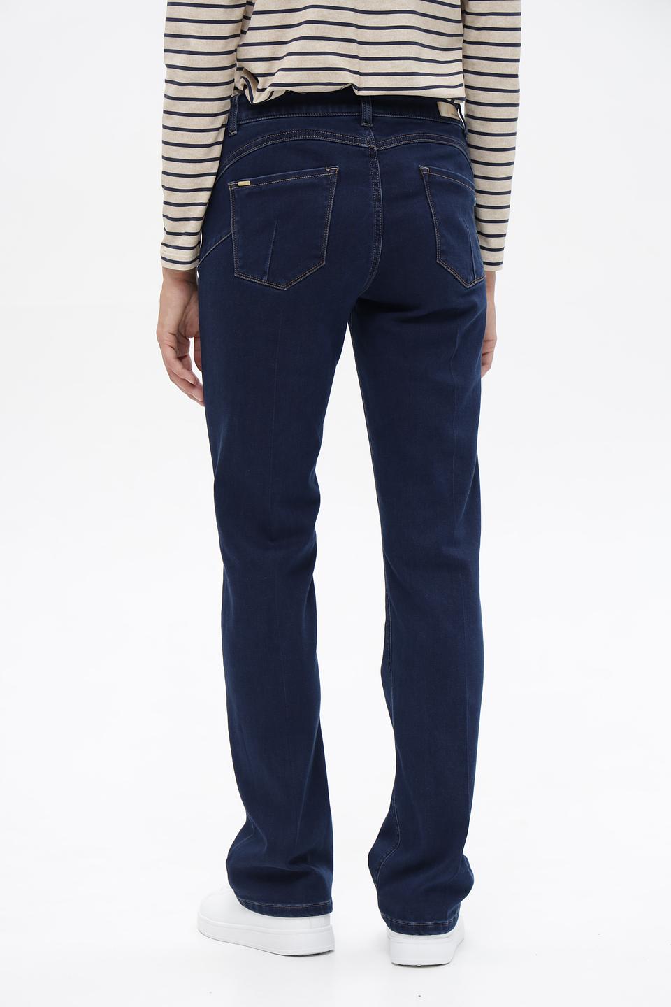 Джинсы клеш Ppep темно-синие