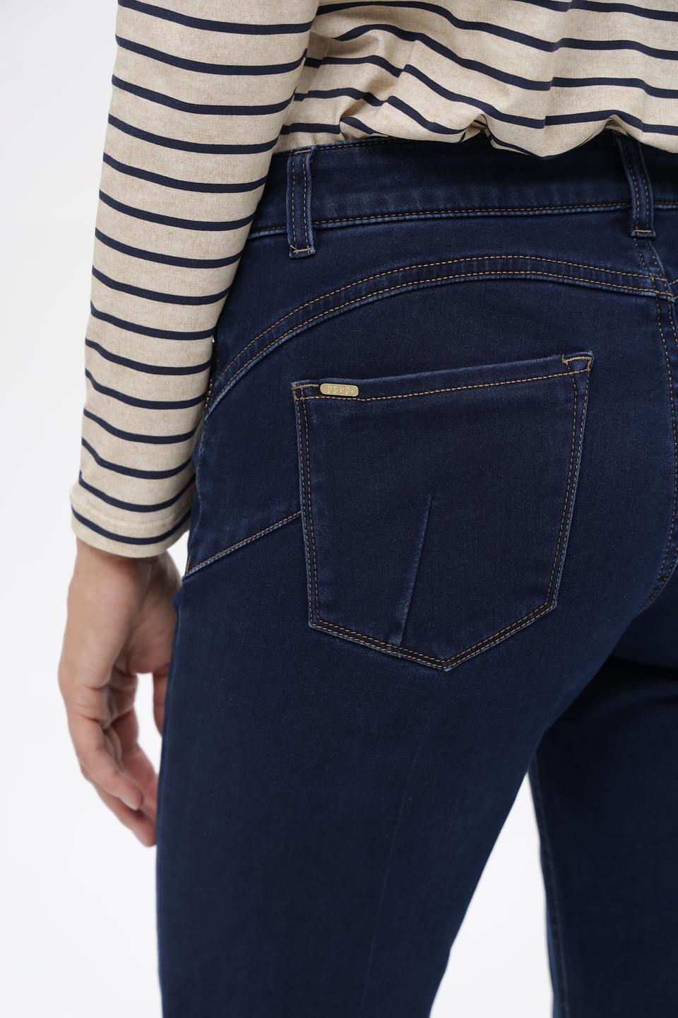 Джинсы клеш Ppep темно-синие