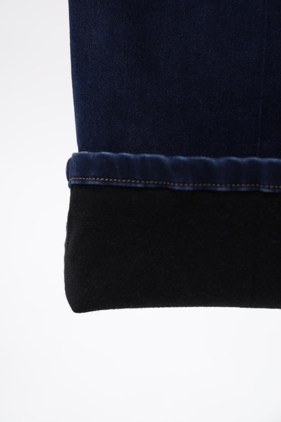 Джинсы клеш Ppep темно-синие