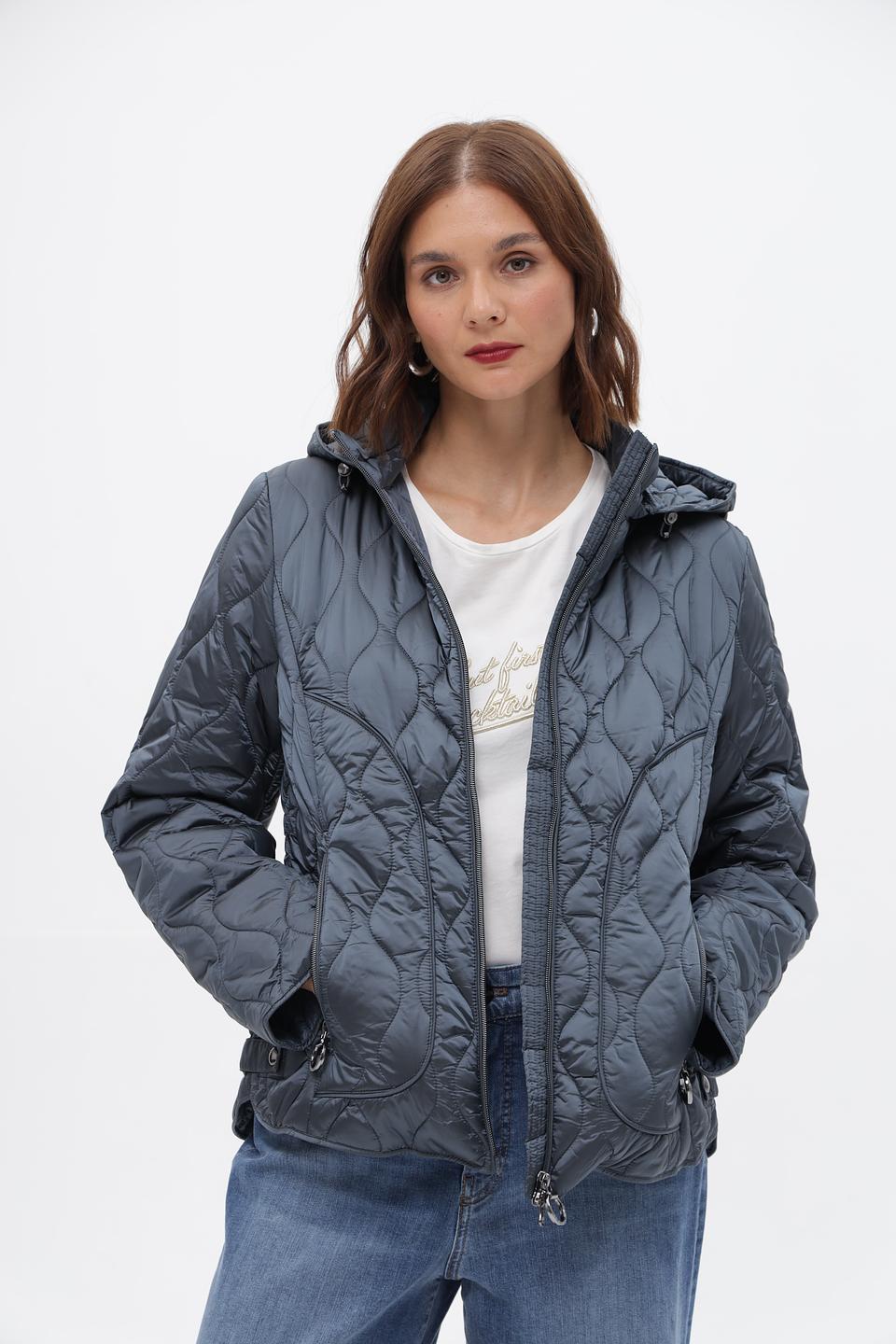 Куртка Betty Barclay стеганая серая