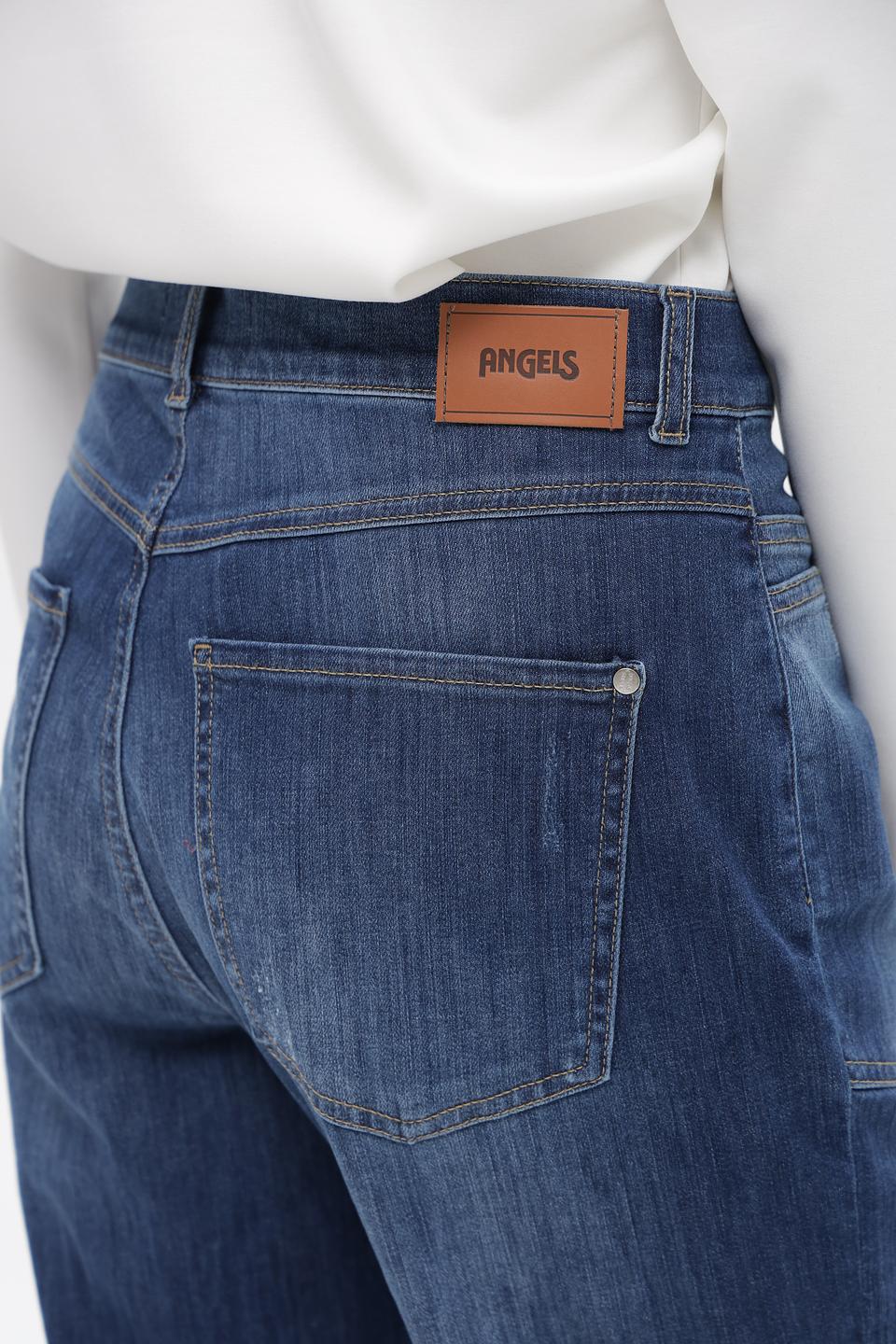 Джинсы Angels с карманами, синие