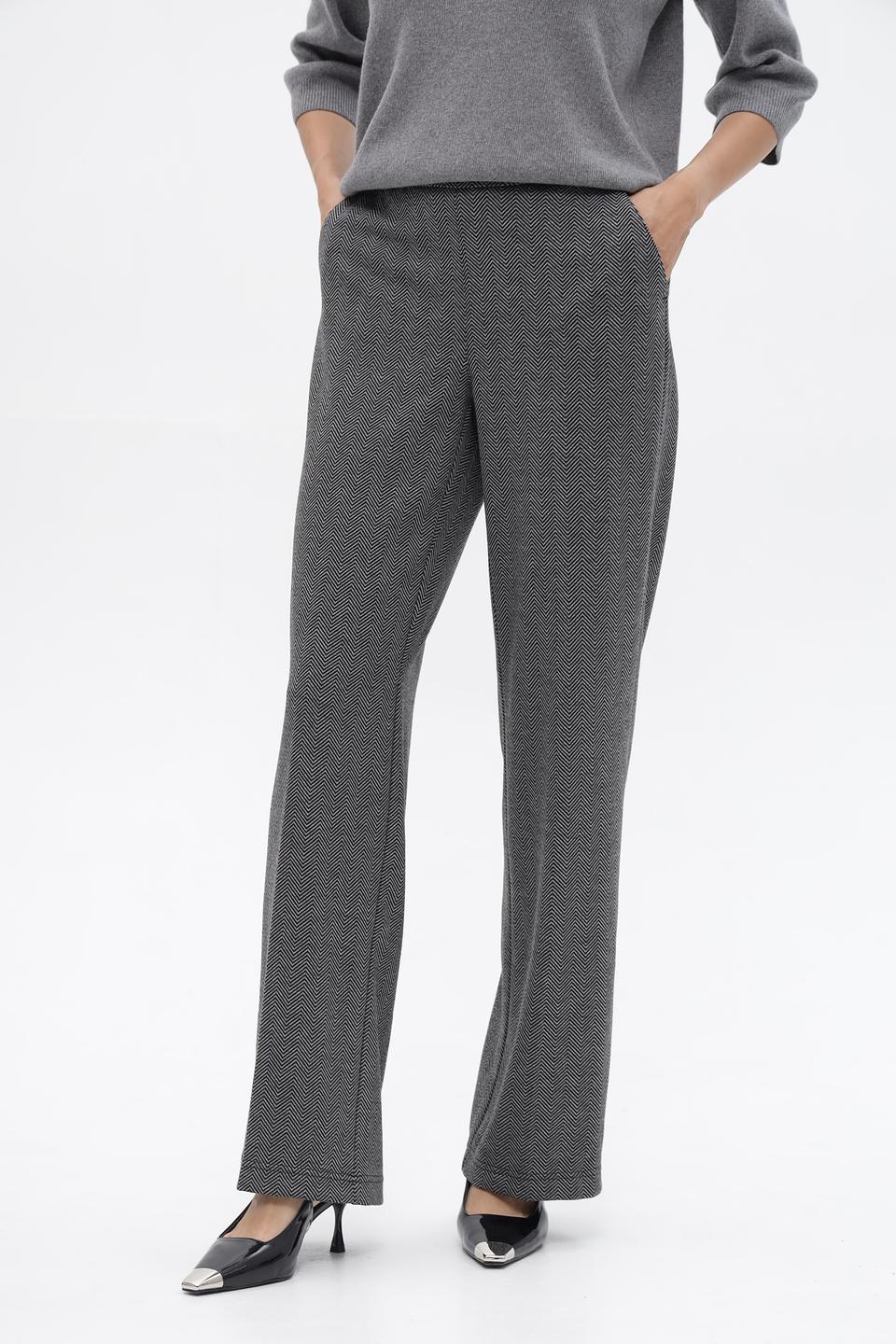 Брюки Angels в клетку серые