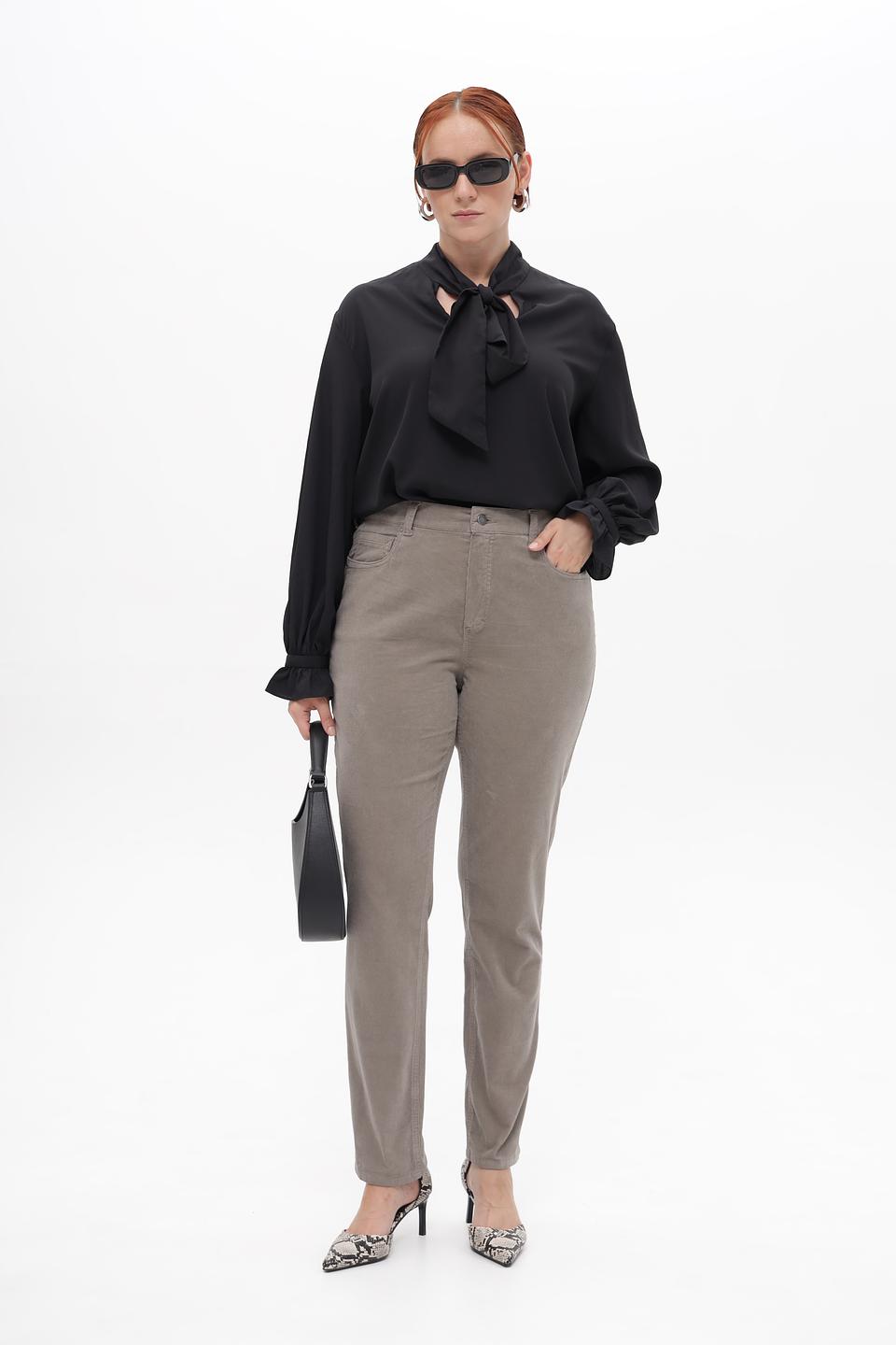Брюки Anna Montana прямые, серые
