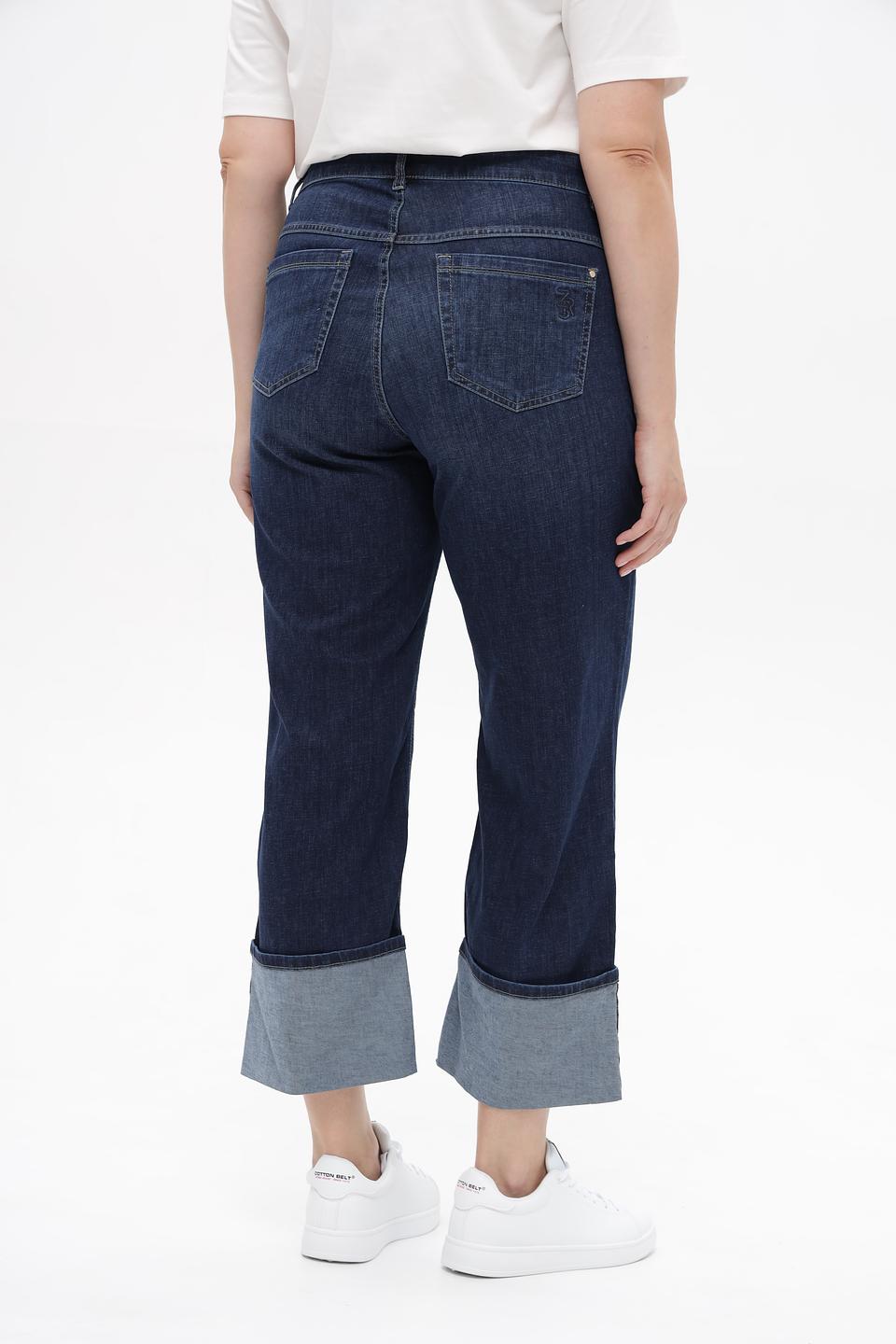 Джинсы ZRS с отворотами