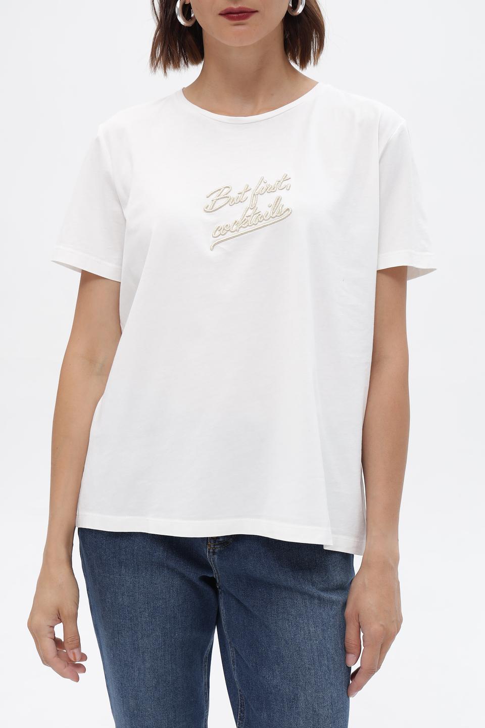 Футболка Marc Aurel с вышивкой