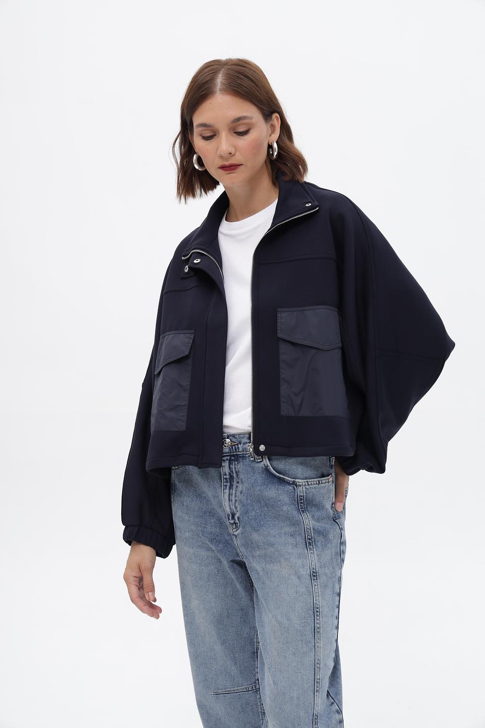 Жакет Oui темно-синий