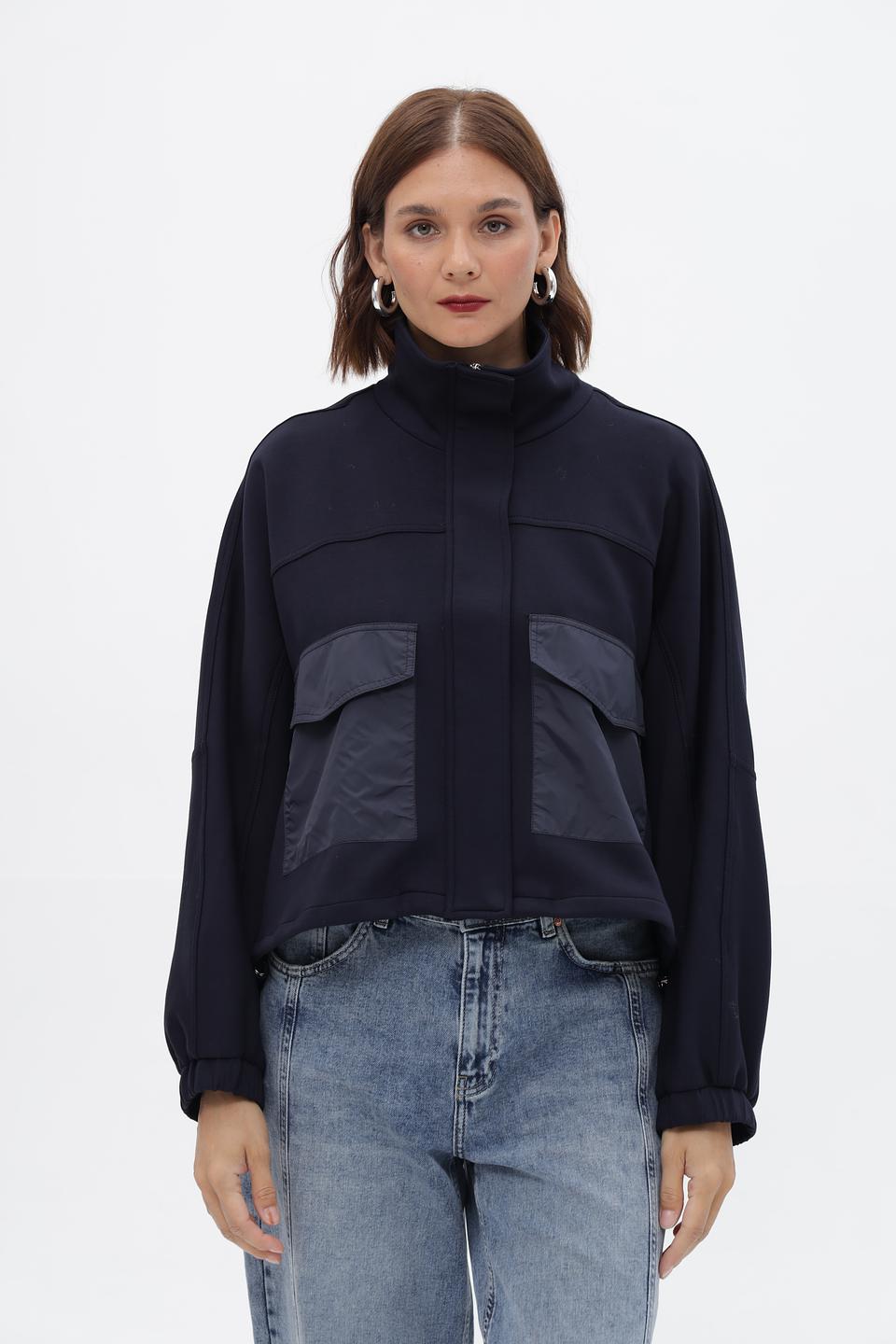 Жакет Oui темно-синий