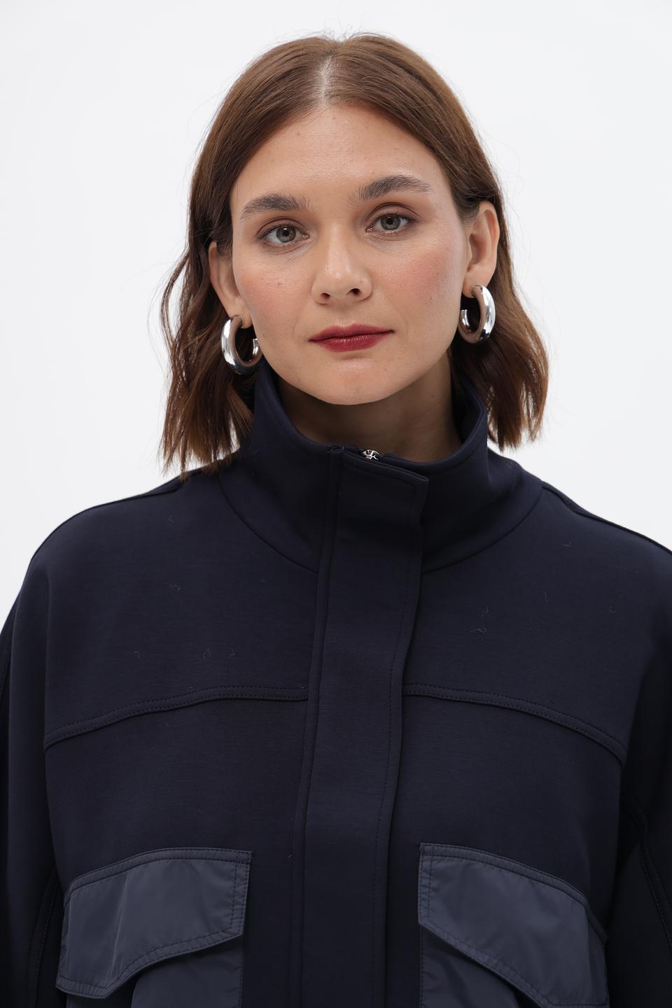 Жакет Oui темно-синий