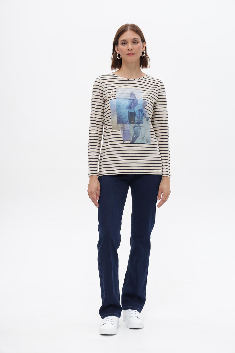 Футболка Bianca с принтом